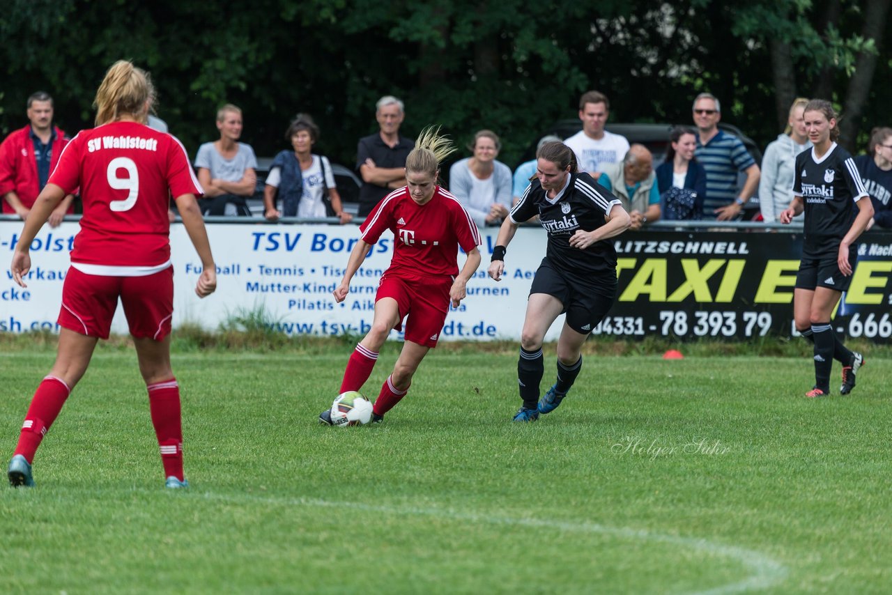 Bild 299 - Aufstiegsspiel SG Borgstedt/Brekendorf - SV Wahlstedt : Ergebnis: 1:4